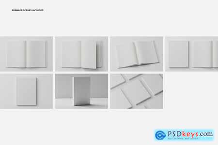 A4 Book Mockup Kit VOL 2