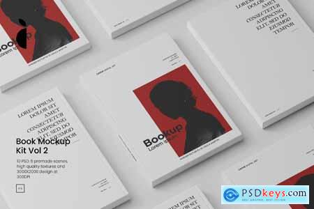 A4 Book Mockup Kit VOL 2