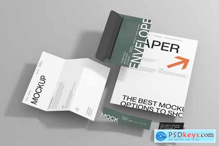 Envelope and Letterhead Mockup Set