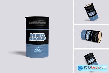 Barrel Mockup