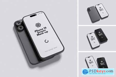 iPhone 16 Screen Mockup