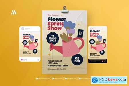 Flower Spring Show - Flyer Set