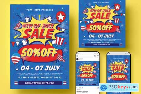 4th of July Sale Flyer DQKQ5AA