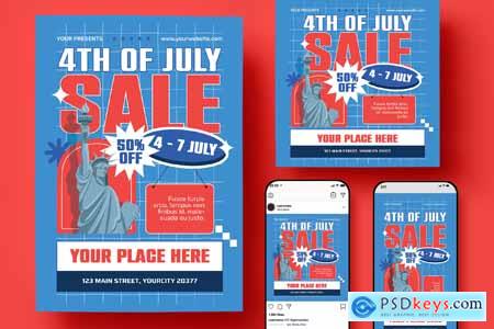 4th of July Sale Flyer HWKHRC4