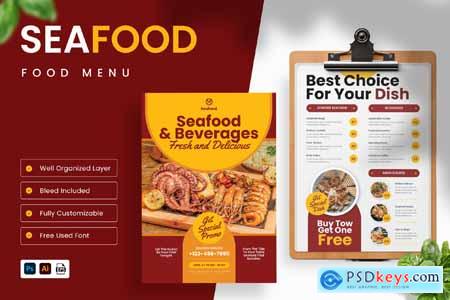 Seafood Food Menu