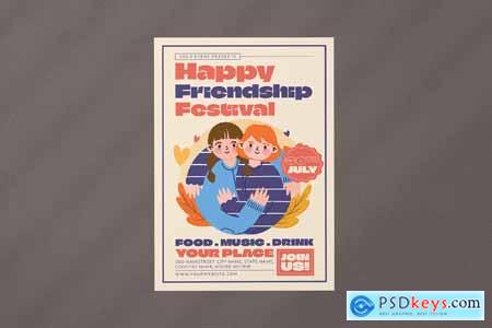Happy Friendship Festival Flyer