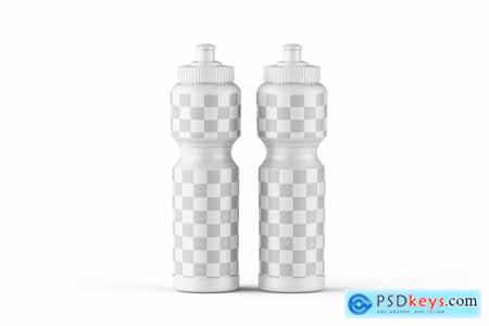 Plastic Sport Bottle Mockup