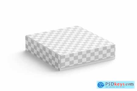 Square Gift Box Mockup