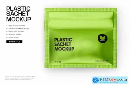 Flat Sachet Mockup