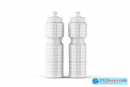 Plastic Sport Bottle Mockup