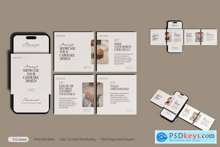 Social Media Carousel Mockup