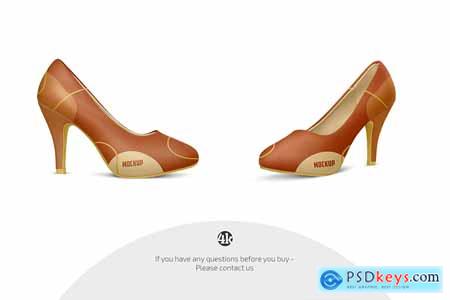 High Heels Shoes Mockup Set