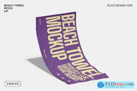 Beach Towel Mockup