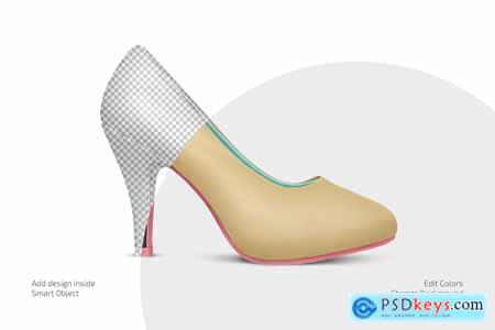 High Heels Shoes Mockup Set