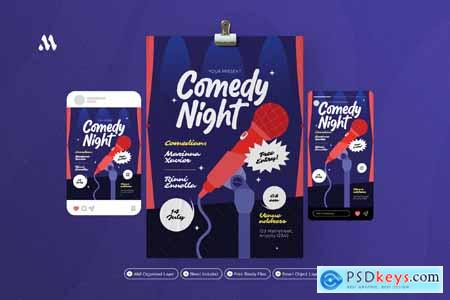 Comedy Night - Flyer Set