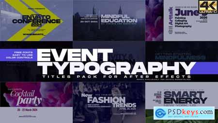 Event Typography 25270825