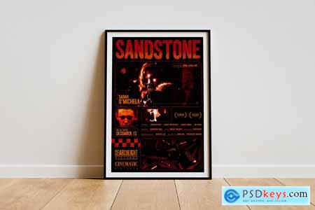 High-Quality Movie Poster Template  Customizable