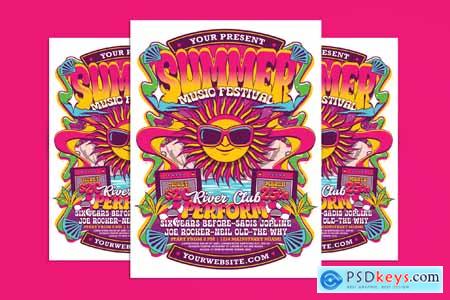 Summer Music Festival Flyer