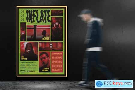 High-Quality Movie Poster Template  Customizable