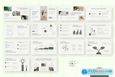 Minimalist Botanical - Powerpoint