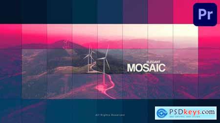 Slideshow Elegant Mosaic Premiere Pro MOGRT 58526505