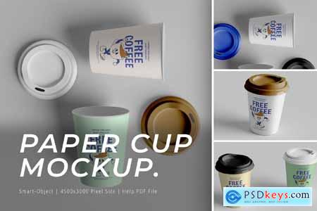 Paper Coffee Cup ver.7 - Mockup