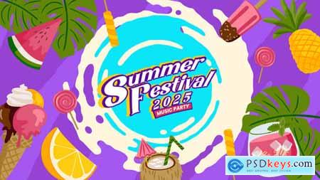 Summer Music Festival Promo 58593191