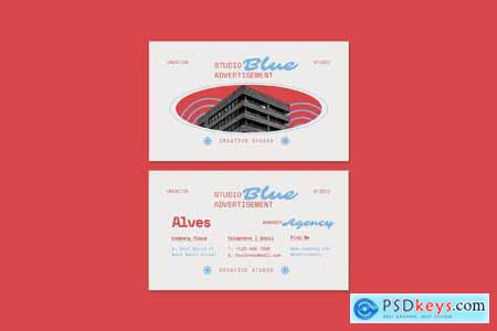 Studio Blue Business Card