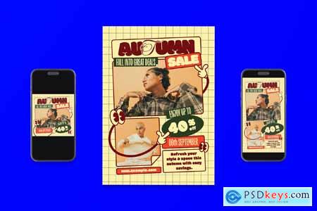 Autumn Sale Flyer Set