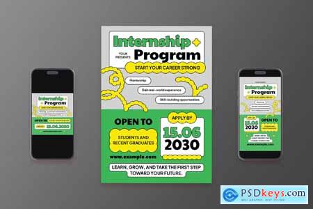 Internship Program Flyer Set 5UTVAYS