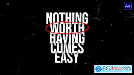 Text Animation Creative AE 58624088