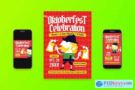 Oktoberfest Celebration Flyer Set