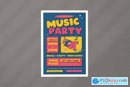 Music Party Flyer GDHUUY6