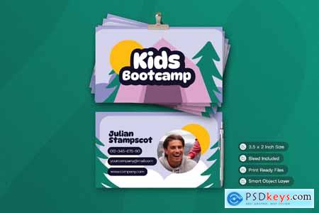 Kids Bootcamp - Business Card