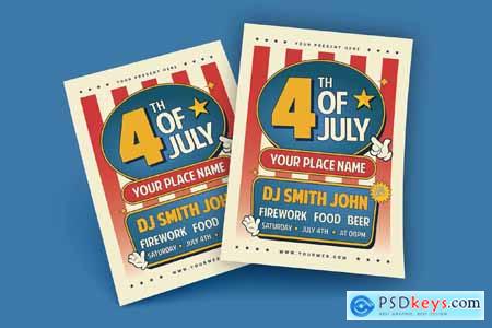 4th of July Celebration Flyer