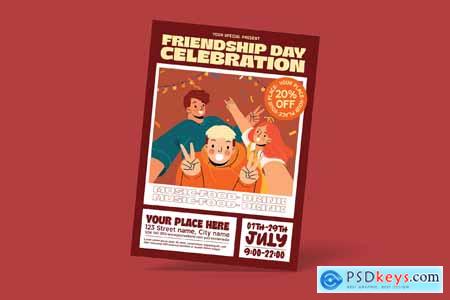 Friendship Day Celebration Flyer