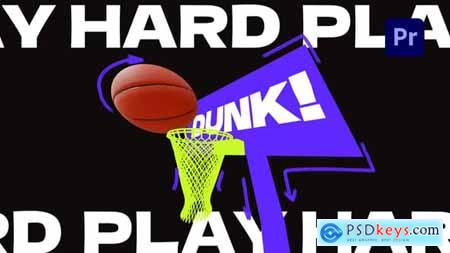 Fastbreak Basketball 3D & Scribble Intro 58656065
