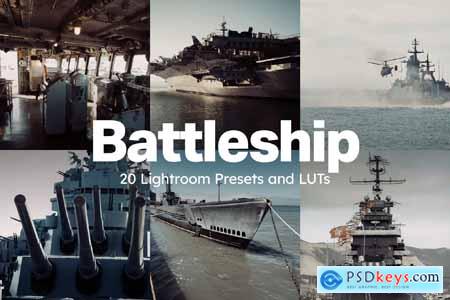 20 Battleship Lightroom Presets and LUTs