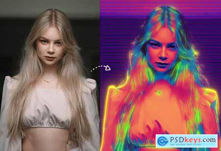 Color Gradient Photoshop Action 2