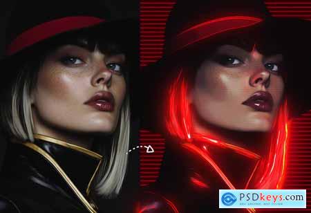 Color Gradient Photoshop Action 2