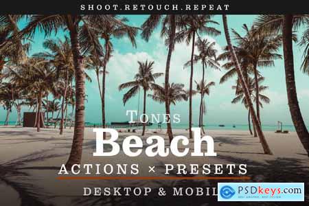Beach Tones - Actions and presets