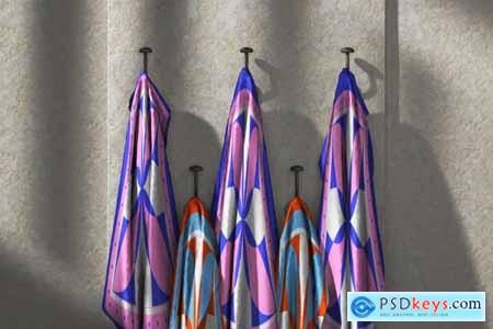 Scarf Silk Mockup