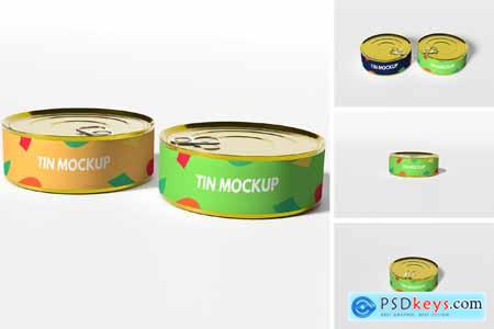 Tin Mockup