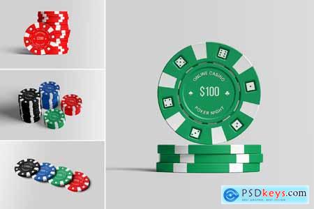 Casino Chips Mockup