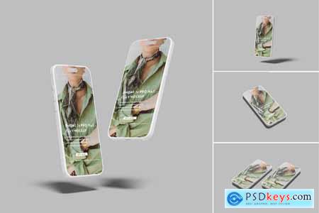 iPhone 16 Pro Max Clay Mockup