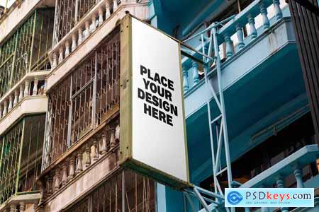 Store Sign Mockup - VOL