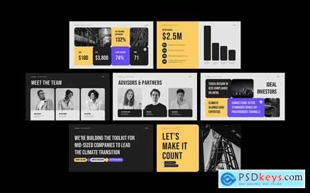Carbonwise Climate Tech Pitch Deck PowerPoint