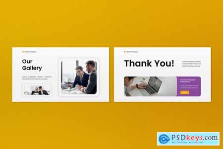 White Purple Modern Business Proposal PPT