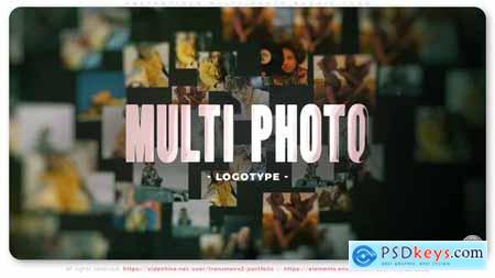 Pretentious Multi-Photo Mosaic Logo 58694632