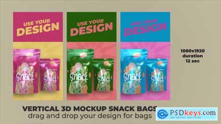 Vertical 3D Mockup Snack Bags 58656184